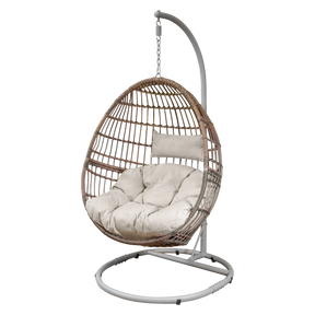 Dellonda DG60 Single Swinging Egg Chair with Cushion
