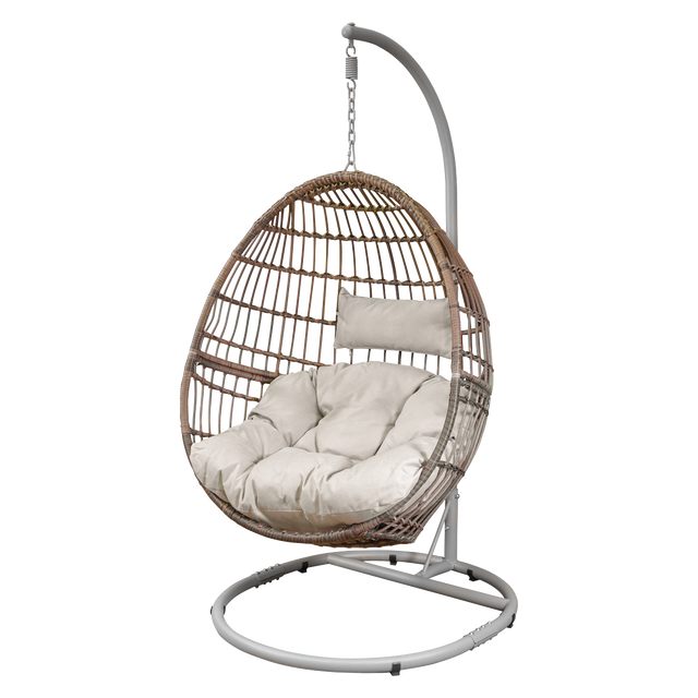 Dellonda DG60 Single Swinging Egg Chair with Cushion