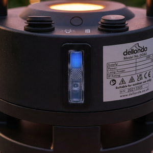 Dellonda DG63 Bistro Table with 1600W Heater, 95cm, Black/Stainless Steel - additional view 10