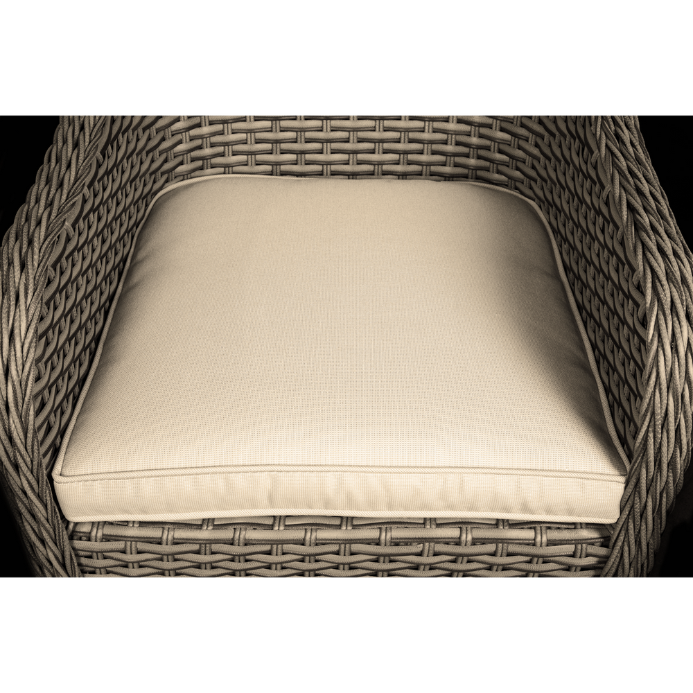 Dellonda DG64 Chester Rattan Wicker Outdoor Garden Dining Chairs 2pc - additional view 3