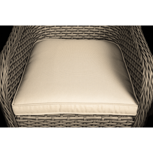Dellonda DG64 Chester Rattan Wicker Outdoor Garden Dining Chairs 2pc - additional view 3