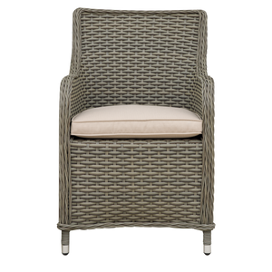 Dellonda DG64 Chester Rattan Wicker Outdoor Garden Dining Chairs 2pc - additional view 14