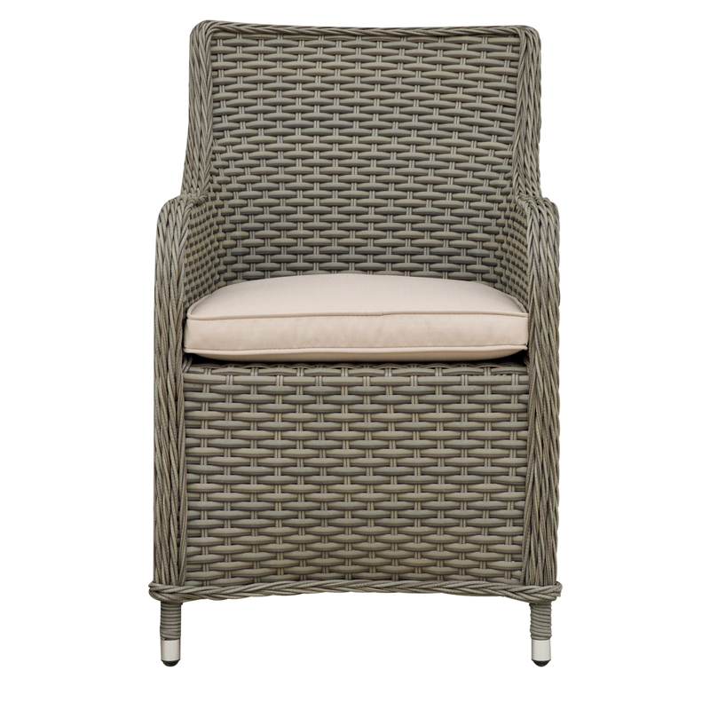 Dellonda DG64 Chester Rattan Wicker Outdoor Garden Dining Chairs 2pc - additional view 14