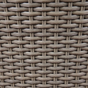 Dellonda DG66 Chester Rattan Wicker Round Outdoor Dining Table with Tempered Glass Top - additional view 11