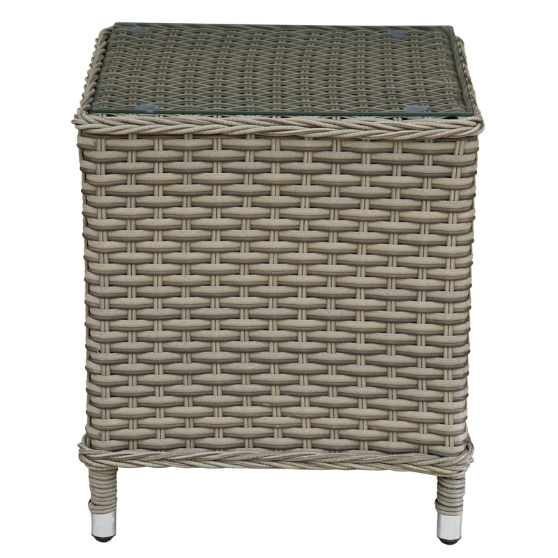 Dellonda DG68 Chester Rattan Wicker Outdoor Recliner Loungers & Table Set 5pc - additional view 2