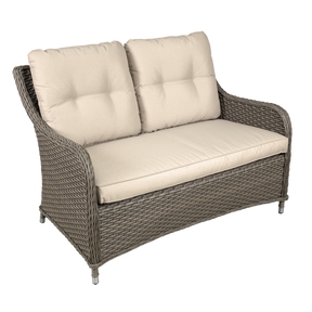 Dellonda DG70 Chester Rattan Wicker Outdoor 2-Seater Sofa