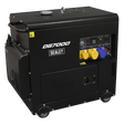 Sealey DG7000 7000W Diesel Generator 4-Stroke Engine 110/230V