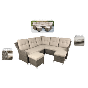 Dellonda DG72 Chester Rattan Wicker Outdoor Furniture - additional view 9
