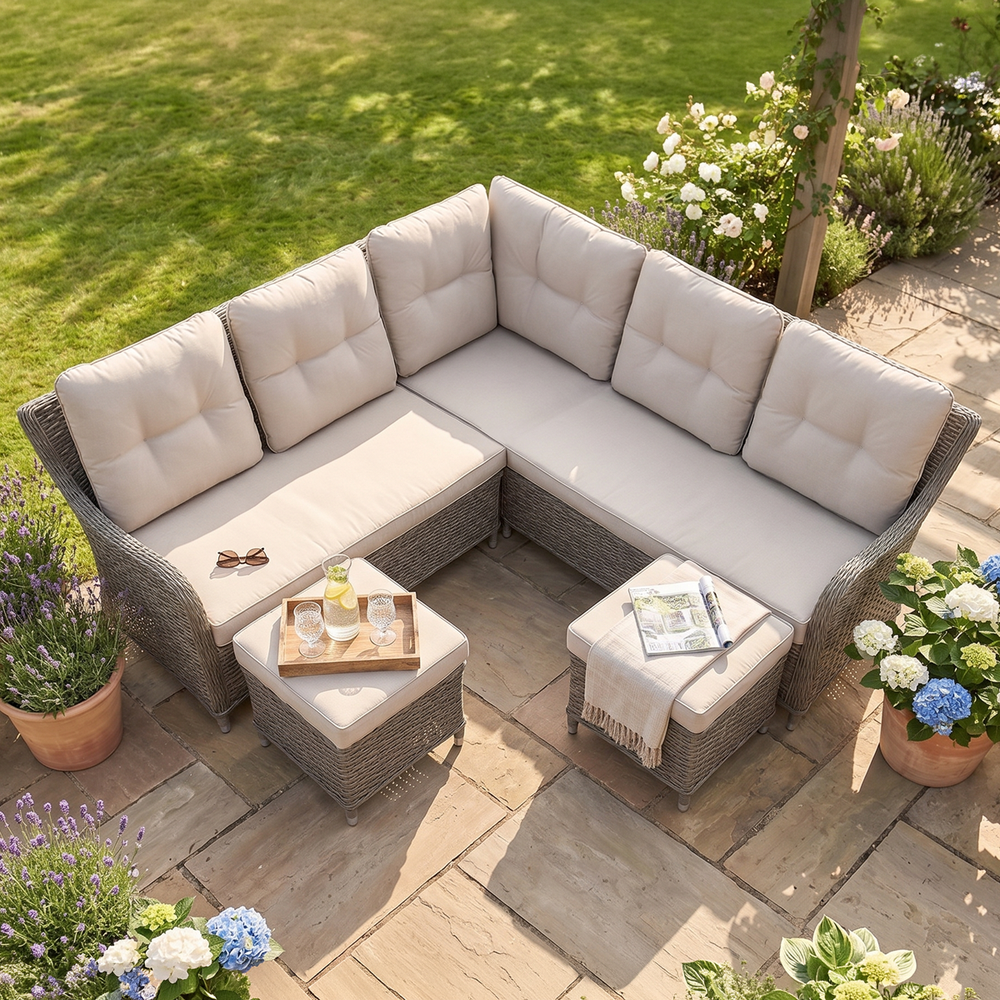 Dellonda DG72 Chester Rattan Wicker Outdoor Furniture - additional view 3