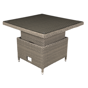 Dellonda DG73 Chester Rattan Wicker Adjustable-Height Outdoor Dining Table - additional view 5