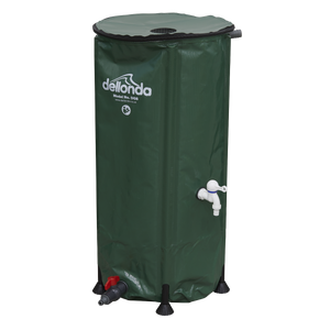 Dellonda DG8 Collapsible PVC Garden Water Butt with Zipped Lid & Drain Tap 100L - additional view 2