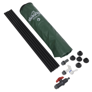 Dellonda DG8 Collapsible PVC Garden Water Butt with Zipped Lid & Drain Tap 100L - additional view 4