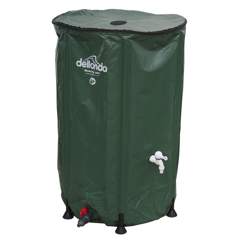 Dellonda DG9 Collapsible PVC Garden Water Butt with Zipped Lid & Drain Tap 250L - additional view 9
