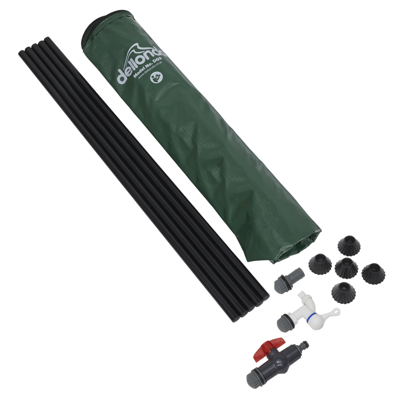 Dellonda DG9 Collapsible PVC Garden Water Butt with Zipped Lid & Drain Tap 250L - additional view 11