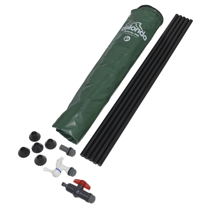 Dellonda DG9 Collapsible PVC Garden Water Butt with Zipped Lid & Drain Tap 250L - additional view 12