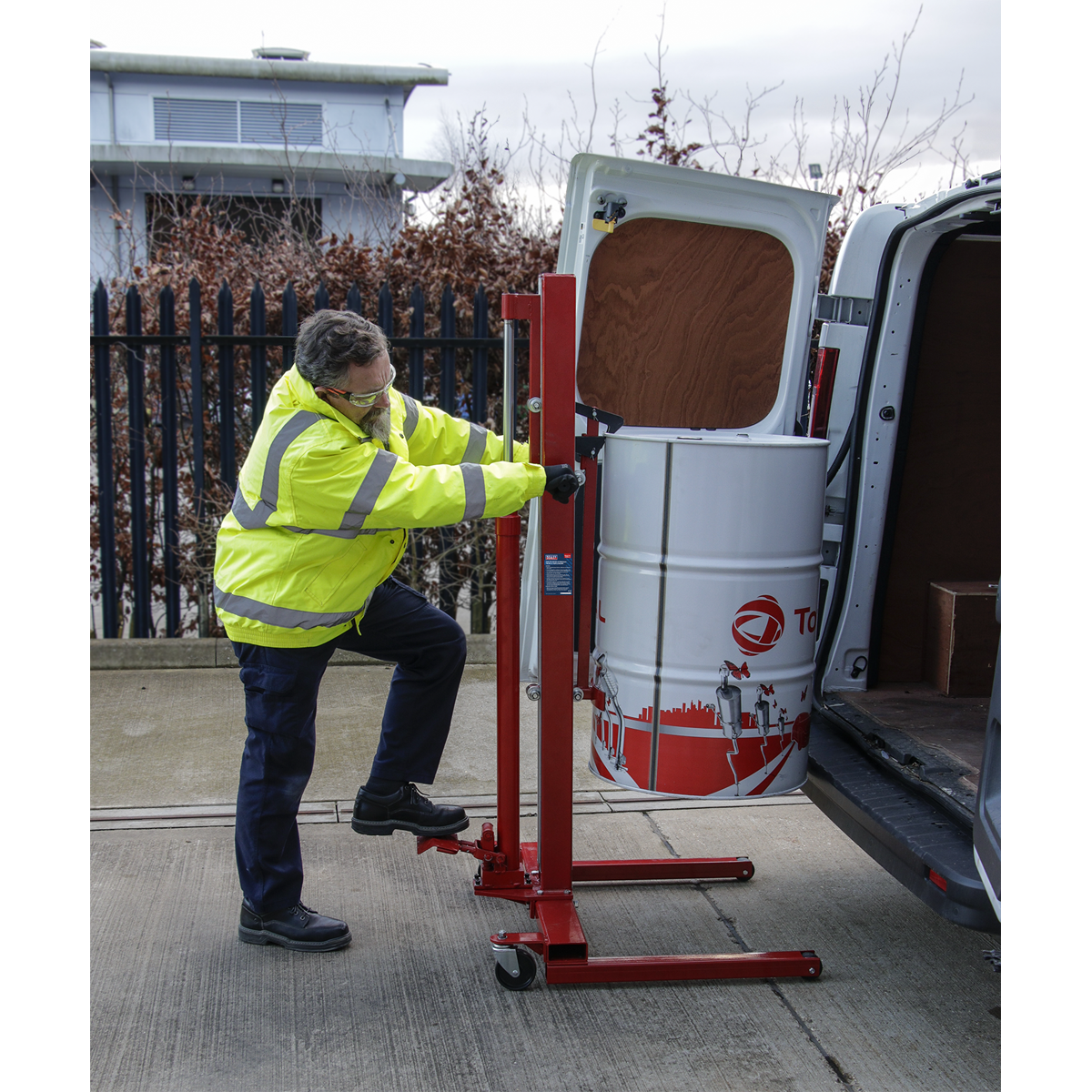 Sealey DH03 Hydraulic Drum Truck & Van Loader 205L - additional view 9