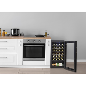 Baridi DH10 28 Bottle Wine Fridge with Digital Touchscreen Controls & LED Light - Black - additional view 4