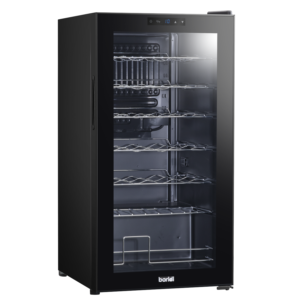 Baridi DH10 28 Bottle Wine Fridge with Digital Touchscreen Controls & LED Light - Black - additional view 2
