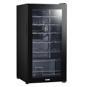 Baridi DH10 28 Bottle Wine Fridge with Digital Touchscreen Controls & LED Light - Black - additional view 2