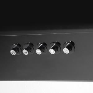 Baridi DH106 Angled Chimney Cooker Hood with Carbon Filters & LED Lamp 90cm, Energy Class A - Black - additional view 10
