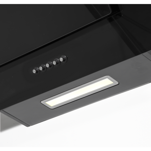 Baridi DH106 Angled Chimney Cooker Hood with Carbon Filters & LED Lamp 90cm, Energy Class A - Black Glass - additional view 8