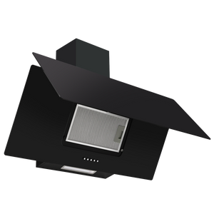 Baridi DH106 Angled Chimney Cooker Hood with Carbon Filters & LED Lamp 90cm, Energy Class A - Black - additional view 12