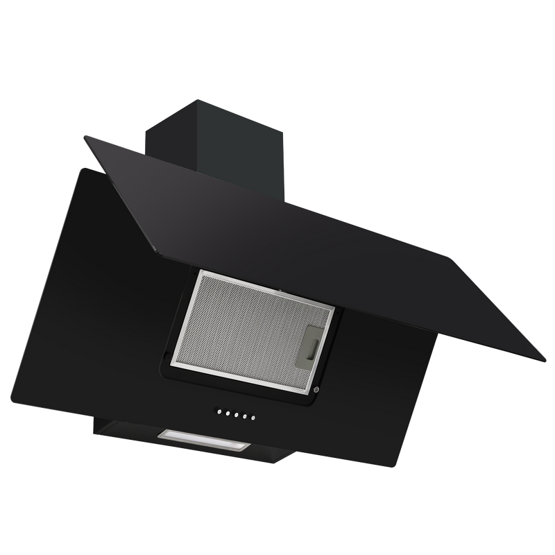 Baridi DH106 Angled Chimney Cooker Hood with Carbon Filters & LED Lamp 90cm, Energy Class A - Black - additional view 12