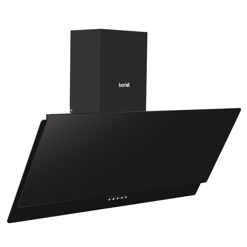 Baridi DH106 Angled Chimney Cooker Hood with Carbon Filters & LED Lamp 90cm, Energy Class A - Black - additional view 14