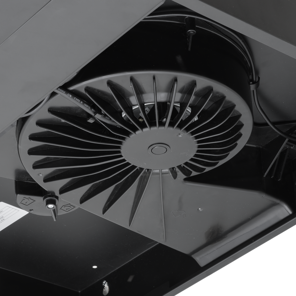 Baridi DH107 Visor Cooker Hood Extractor Fan 60cm - Black - additional view 17