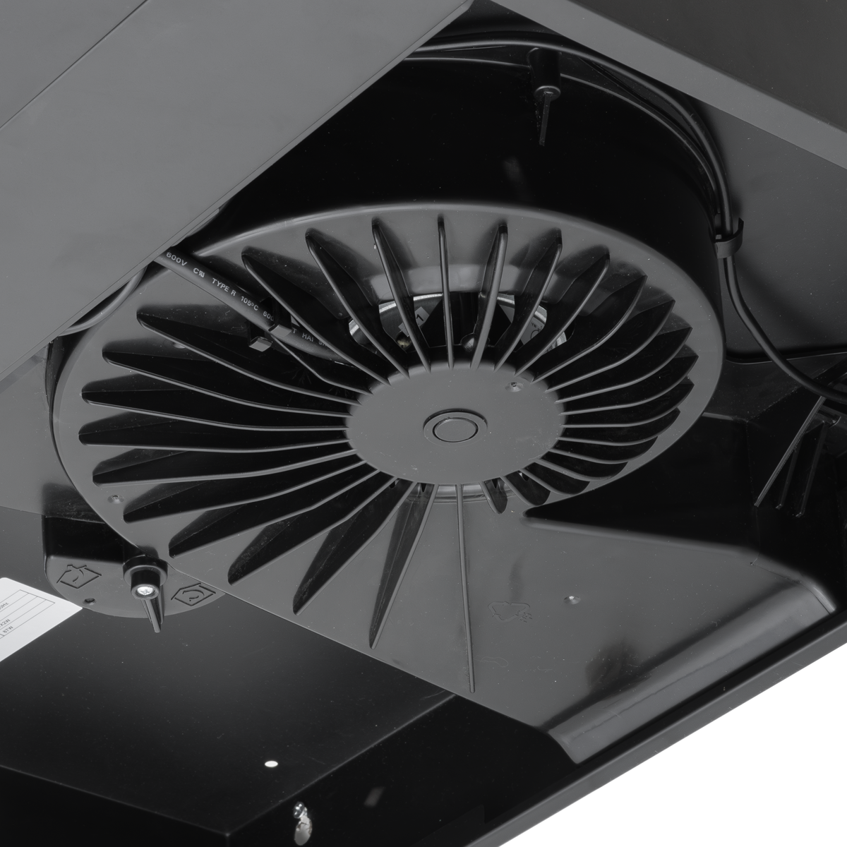 Baridi DH107 Visor Cooker Hood Extractor Fan 60cm - Black - additional view 17