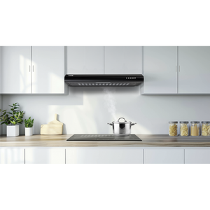 Baridi DH107 Visor Cooker Hood Extractor Fan 60cm - Black - additional view 4