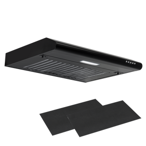 Baridi DH107 Visor Cooker Hood Extractor Fan 60cm - Black - additional view 7