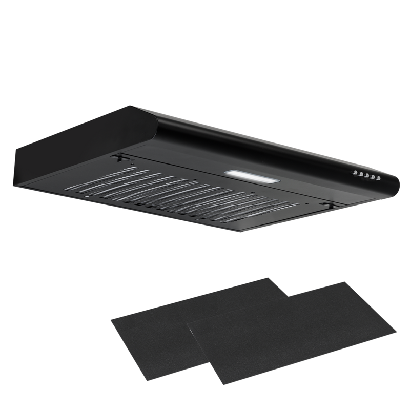 Baridi DH107 Visor Cooker Hood Extractor Fan 60cm - Black - additional view 7