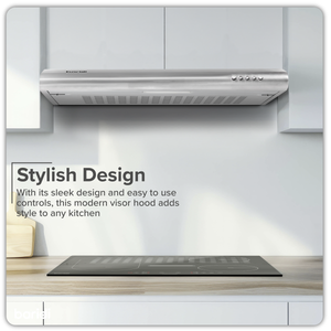 Baridi DH108 Visor Cooker Hood Extractor Fan 60cm - Stainless Steel - additional view 10