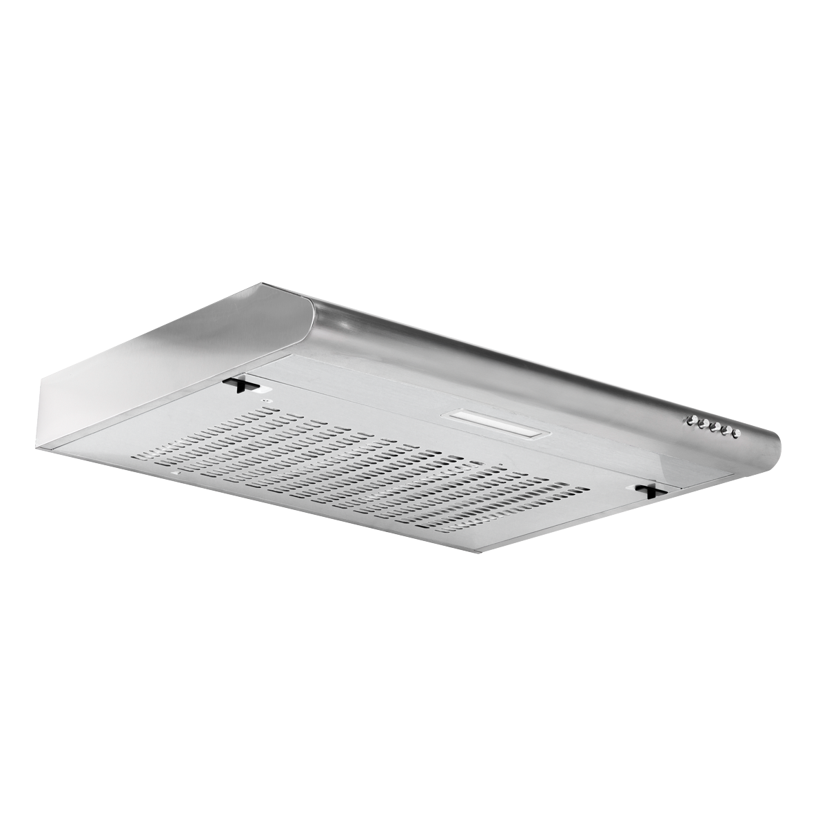 Baridi DH108 Visor Cooker Hood Extractor Fan 60cm - Stainless Steel