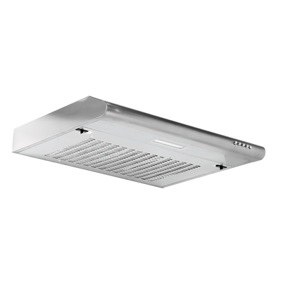Baridi DH108 Visor Cooker Hood Extractor Fan 60cm - Stainless Steel