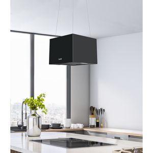 Baridi DH109 Square Island Cooker Hood 40cm - Black - additional view 7