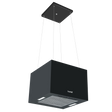 Baridi DH109 Square Island Cooker Hood 40cm - Black