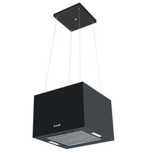 Baridi DH109 Square Island Cooker Hood 40cm - Black - additional view 2