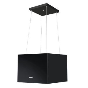 Baridi DH109 Square Island Cooker Hood 40cm - Black - additional view 6