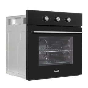 Baridi DH110 Built-In 5-Function Fan Assisted Oven with Timer 60cm, 55L Capacity - Black