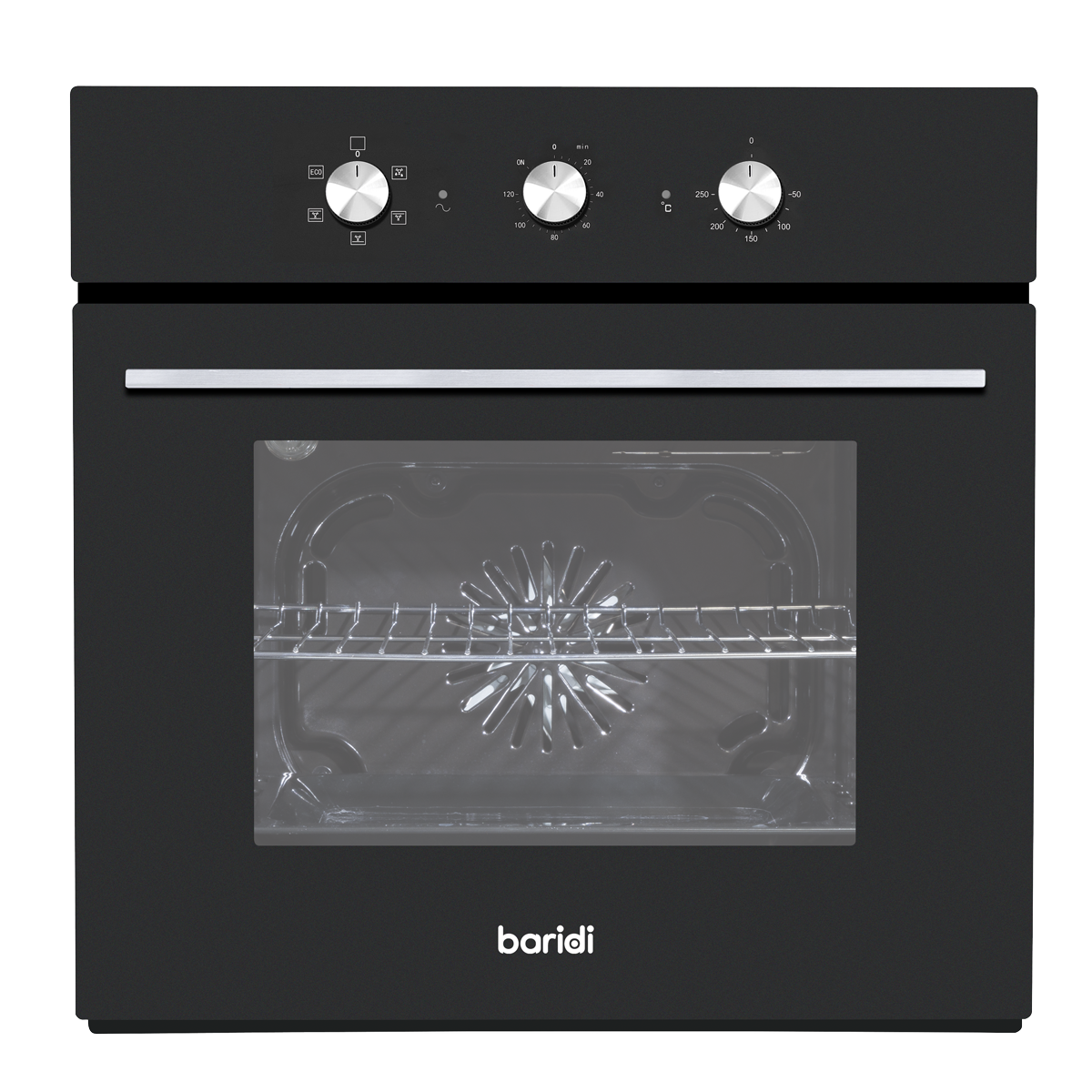 Baridi DH110 Built-In 5-Function Fan Assisted Oven with Timer 60cm, 55L Capacity - Black - additional view 5
