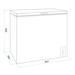 Baridi DH111 Freestanding Chest Freezer 199L Capacity - White - additional view 13