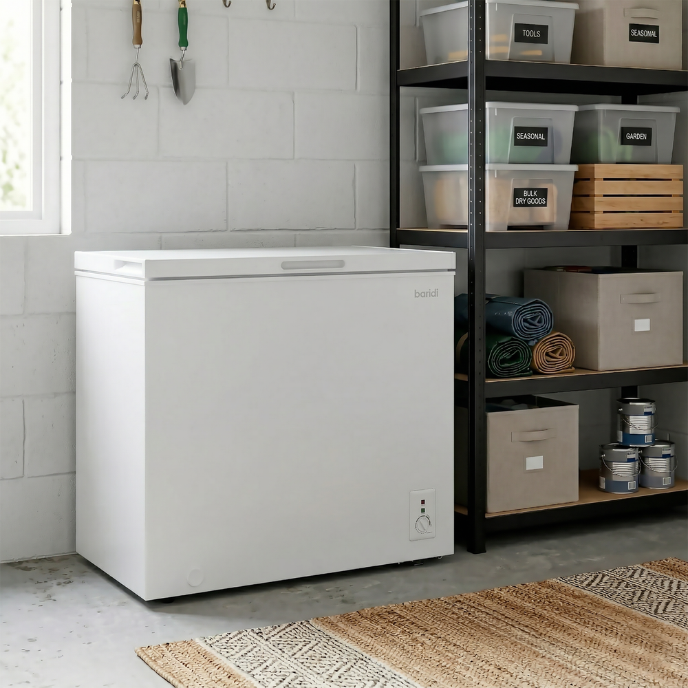 Baridi DH111 Freestanding Chest Freezer 199L Capacity - White - additional view 7