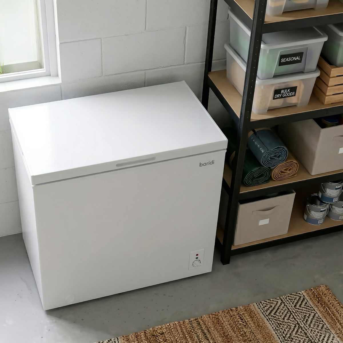 Baridi DH111 Freestanding Chest Freezer 199L Capacity - White - additional view 8
