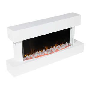 Baridi DH113 Wall Mounting Electric Fireplace with LED Flame Effect 46" - White - additional view 15