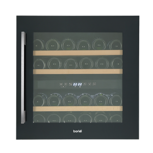 Baridi DH117 36 Bottle Built-In Wine Cooler with Beech Wood Shelves & LED Light - Black - additional view 2