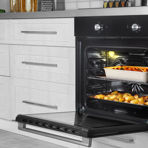 Baridi DH124 Integrated Fan-Assisted Electric Oven 60cm 55L Capacity - Black - additional view 4
