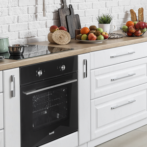 Baridi DH124 Integrated Fan-Assisted Electric Oven 60cm 55L Capacity - Black - additional view 2