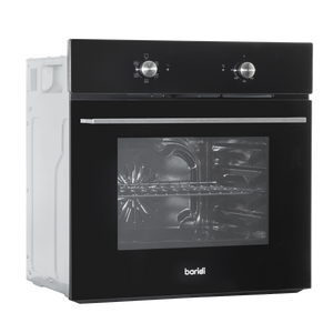 Baridi DH124 Integrated Fan-Assisted Electric Oven 60cm 55L Capacity - Black